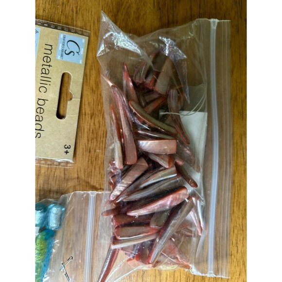 Assorted Glass Beads & Metallic Beads Collection For Jewelry Making - Picture 10 of 10